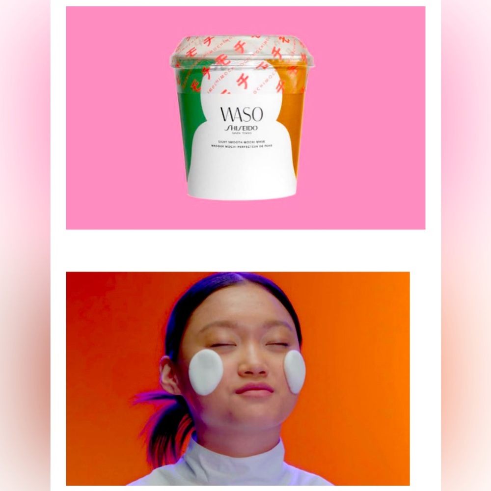 SHISEIDO - WASO - Silky Smooth Mochi Mask - Powder/Liquid - Brand New!